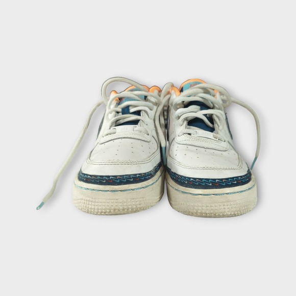 Youth Nike Air Force 1 Low 'Swoosh Chain' CK9708‑100 Size 6 - Picture 3 of 12